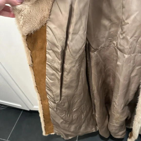 VINTAGE MINK FUR JACKET. BLONDE MINK. PHIL M STUPP VINTAGE COAT - Picture 5 of 9